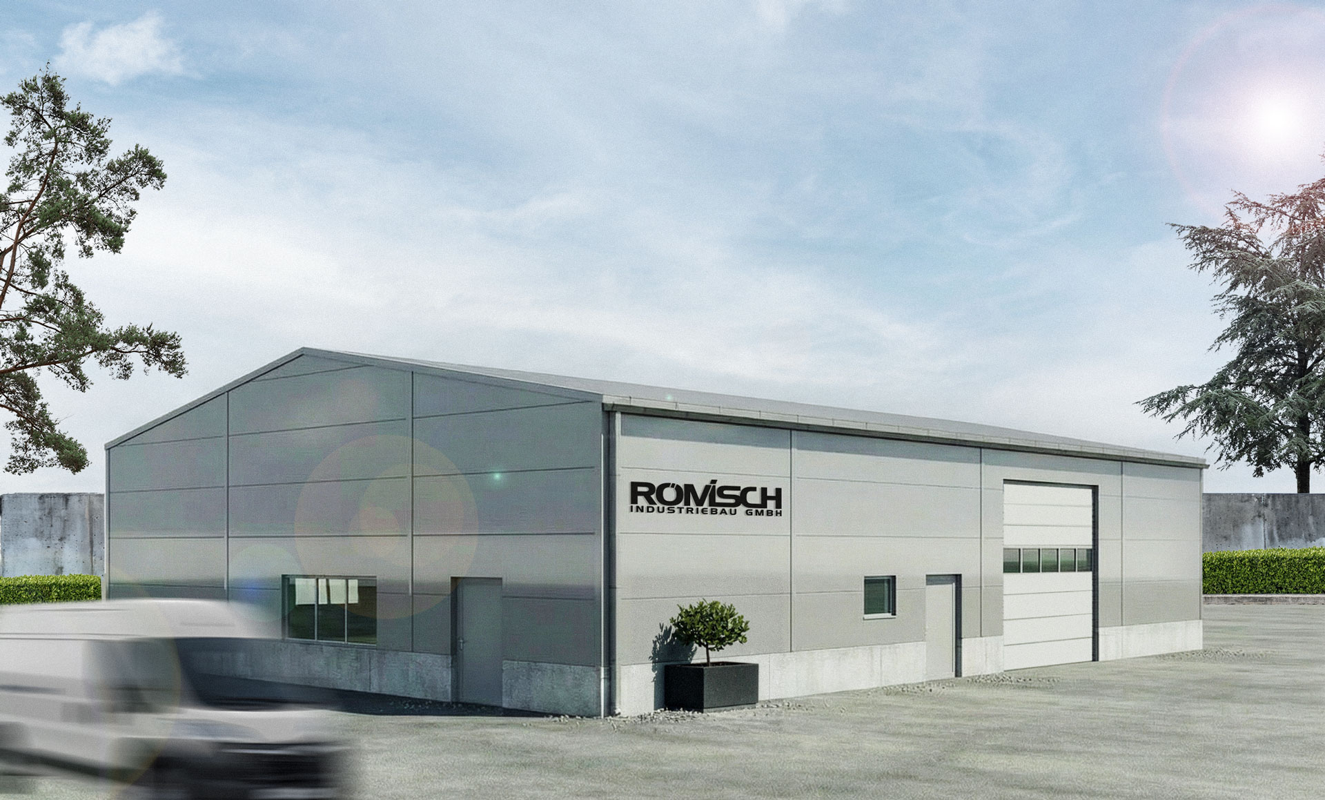 RÖMISCH Industriebau Hallenbau SALE Hallenangebot